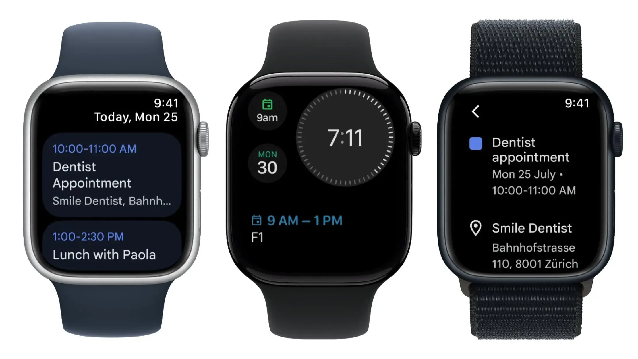 Apple Watch專用Google Calendar App上架　簡化版日曆功能