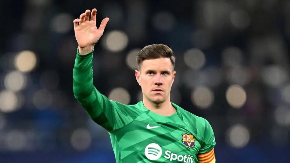 巴塞隆拿門將達史特根。(網上圖片)