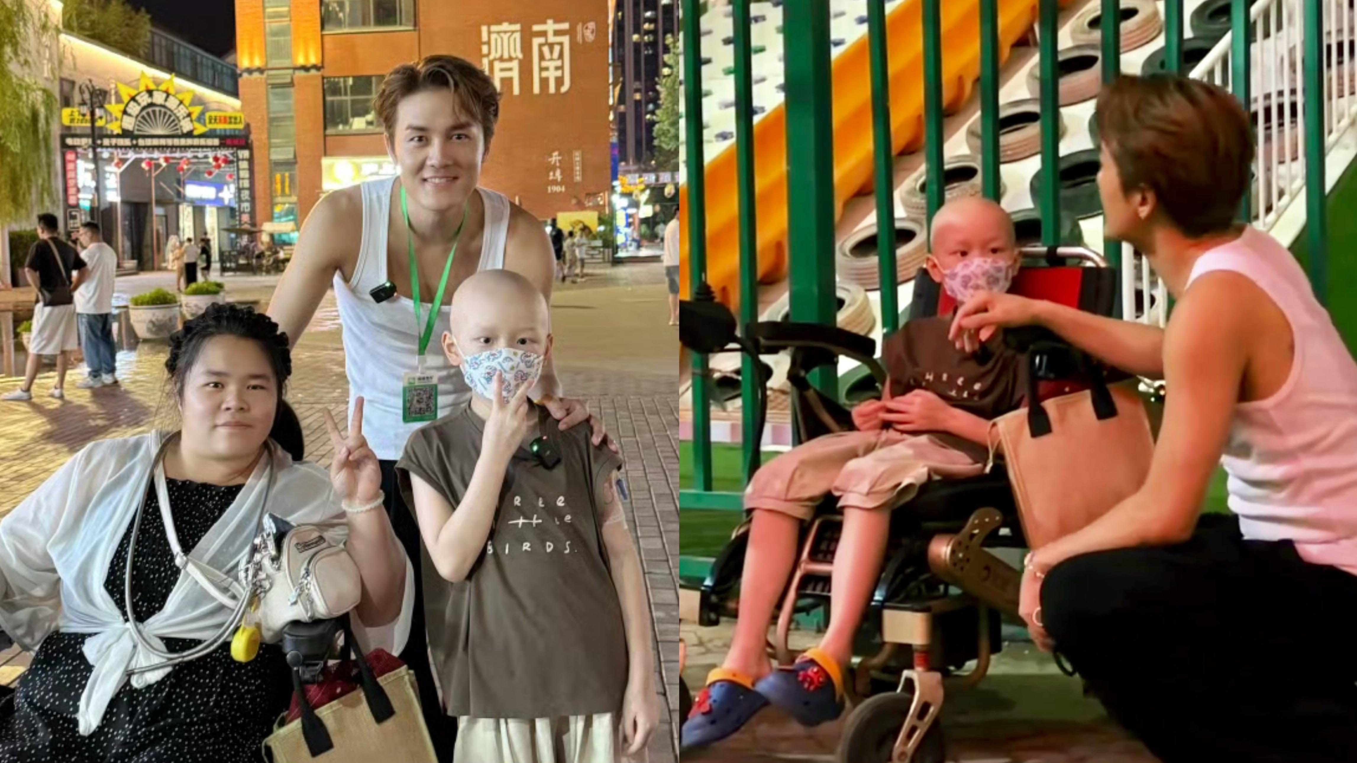 何超蓮舊愛吳克群街頭為患病母子賣花 私下再轉帳5萬救濟