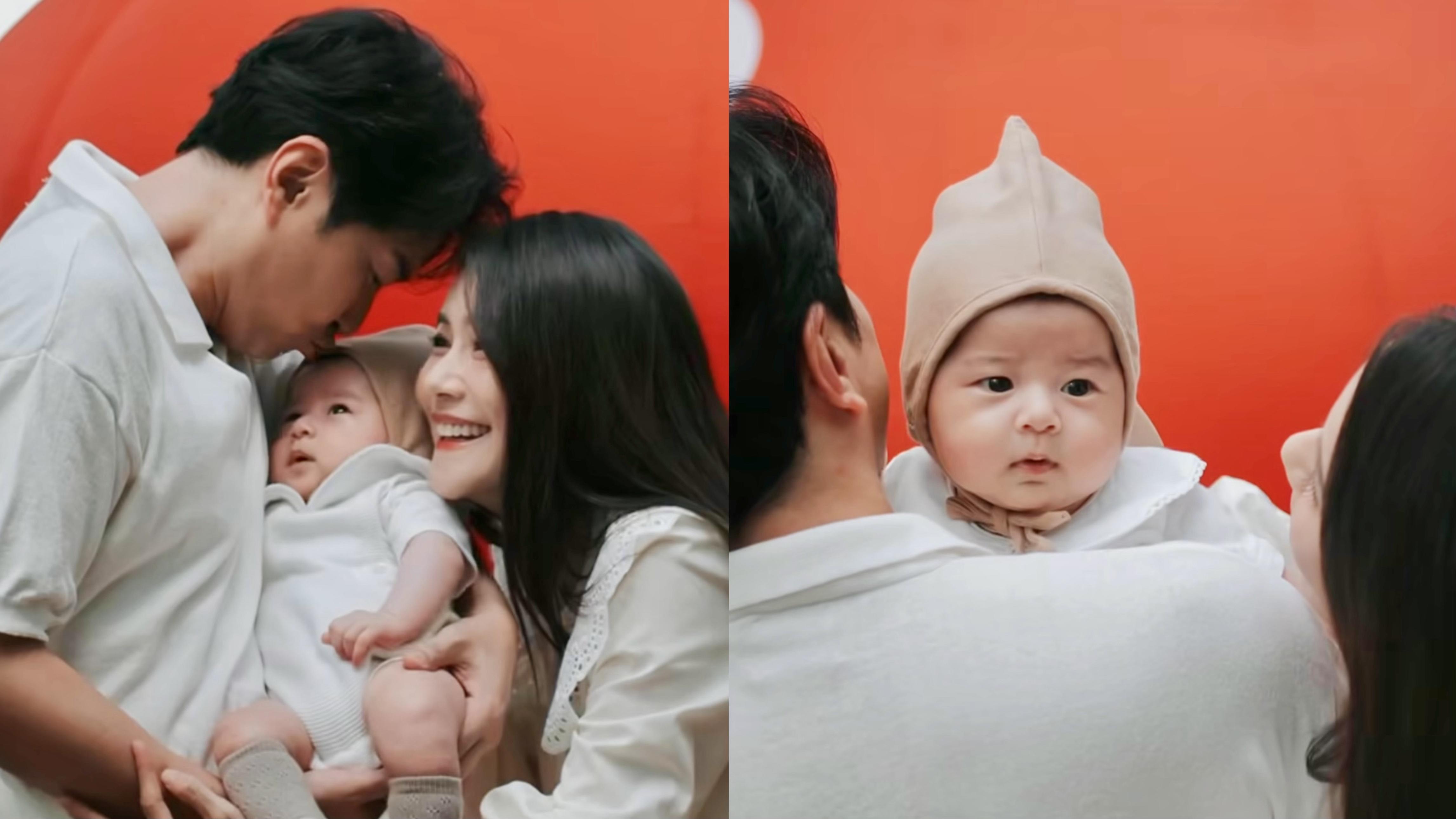 黃翠如蕭正楠囝囝正面樣首曝光 肥嘟嘟眼仔碌碌似邊個？