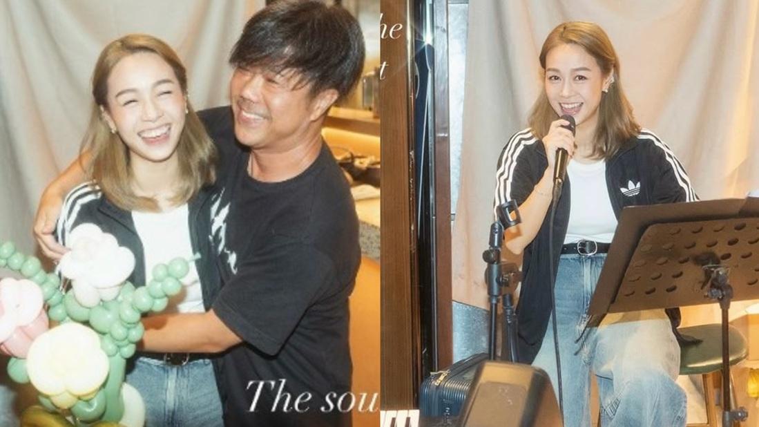 黃心穎衝破恐懼搞busking 老公泥鯭現身送「愛的抱抱」