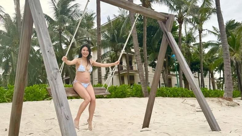 Coffee分享孕照 預感體重增至140磅