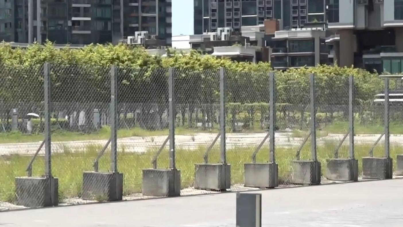 啟德車站廣場最後一幅商業用地。(有線新聞截圖)