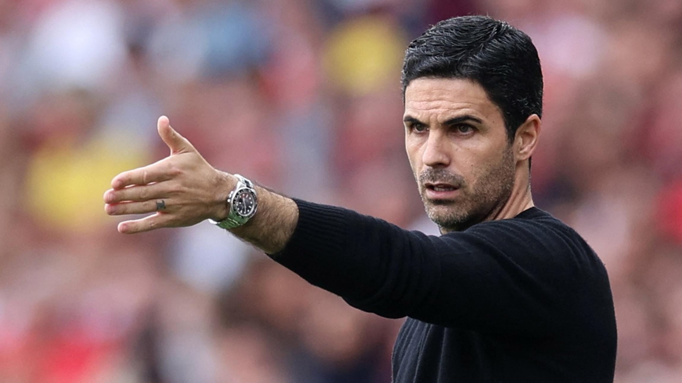 阿仙奴領隊阿迪達。(路透社)