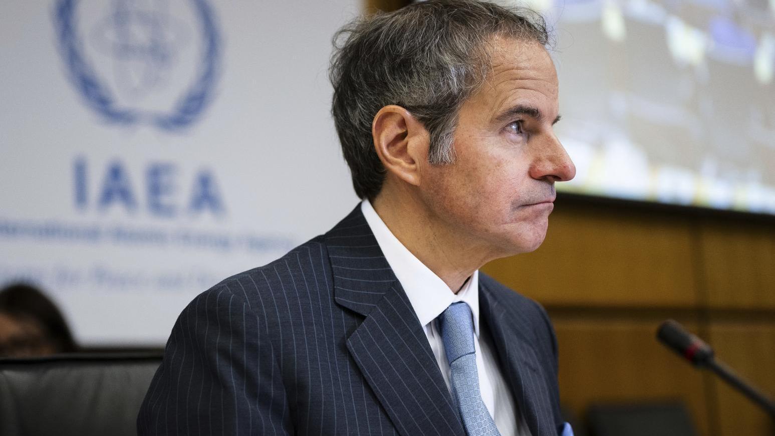 國際原子能總署總幹事格羅西。（圖／美聯社）