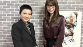 沖繩知名靈媒片山鶴子（右）認為，2025年真正要注意的時間點不是7月。（圖／翻攝自FB@hpytazuhpy）