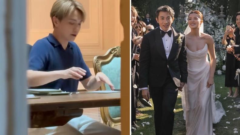 張敬軒訓身統籌婚禮 Tyson Yoshi偷拍讚嘆：真係唔知點報答佢