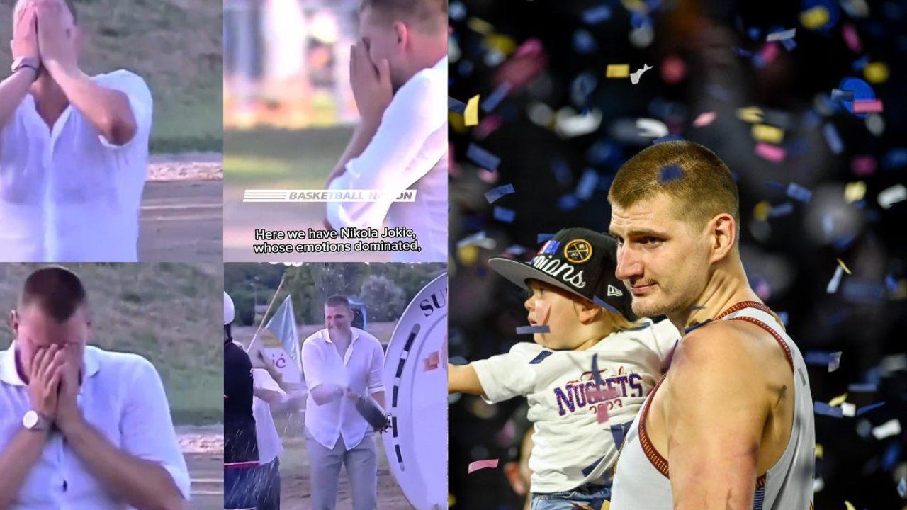 NBA｜祖傑（Nikola Jokic）贏馬後流淚享香檳浴　激動過攞總冠軍（有片）