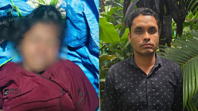 死者（左）及疑兇