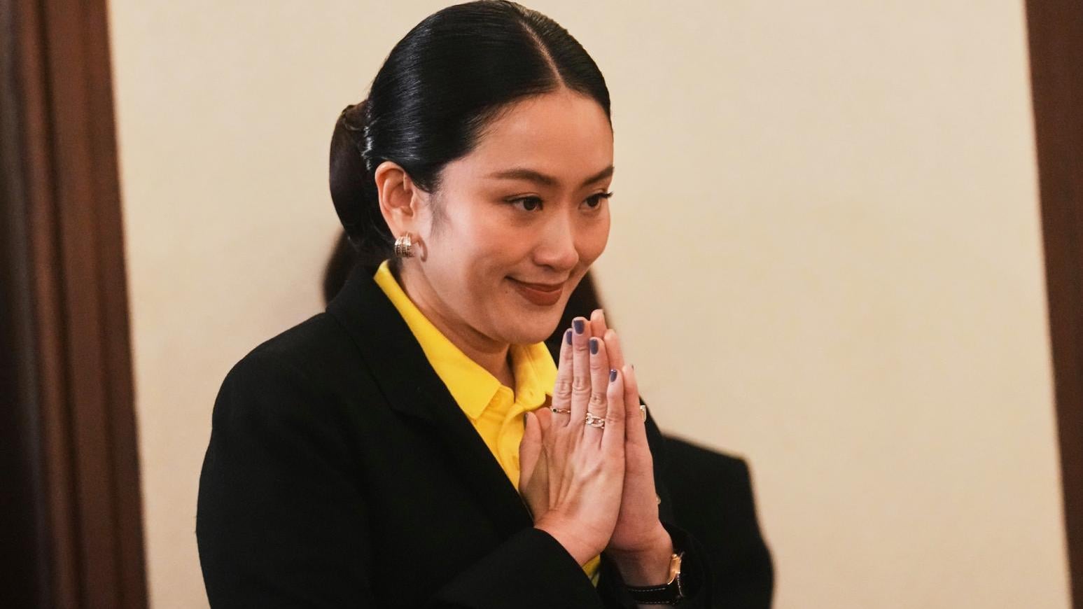 泰國總理佩通坦遭暫停職務。（資料照／美聯社）