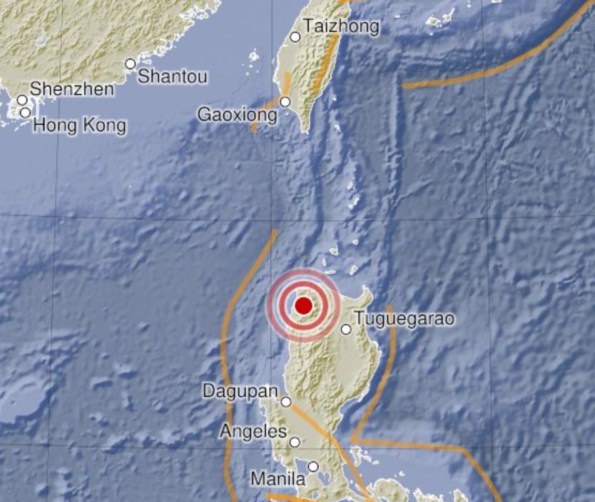 菲律賓呂宋發生一次5.6級地震