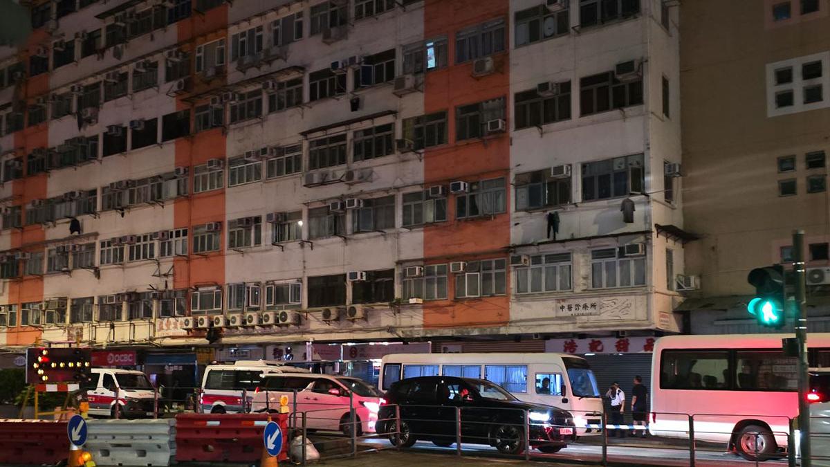 益豐大廈昨晚開始停電。(網民Jerry Fai@FB群組「土瓜灣之友」)