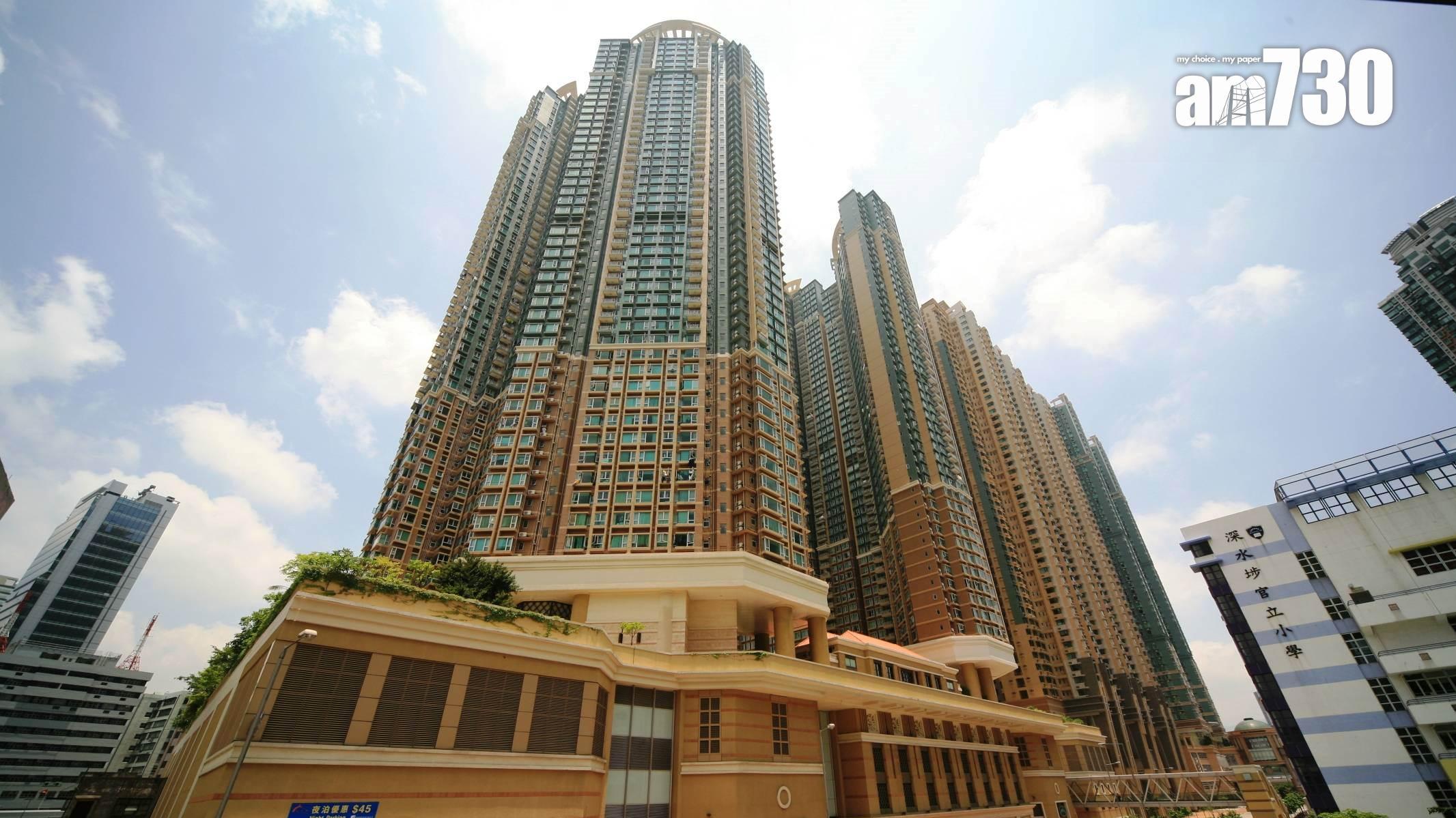 西九「四小龍」之一泓景臺高層兩房，外區用家以738萬元承接。