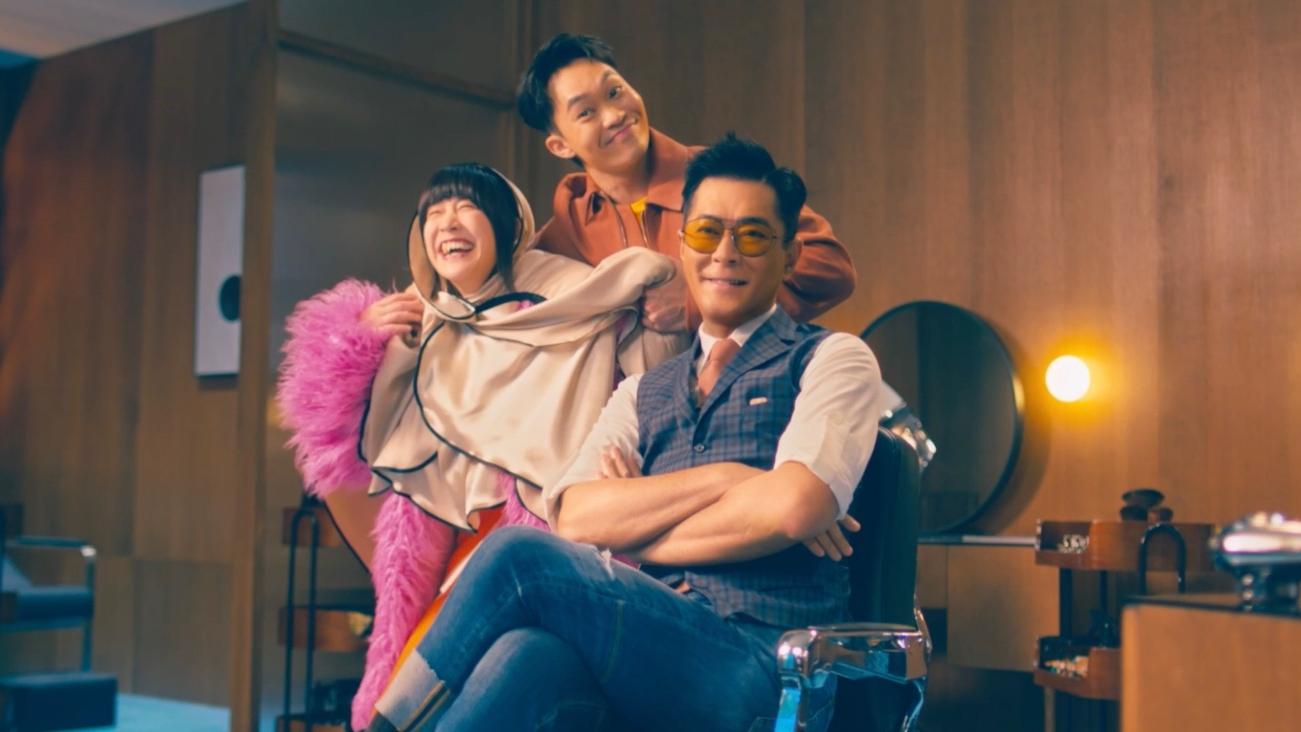 古仔率子彤 阿正為藥品代言 化身龍捲風拍出《九龍城寨》風情