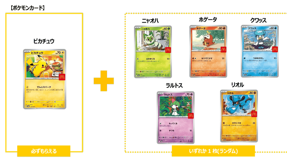 日本麥當勞將推出《Pokemon》卡。(網頁截圖)