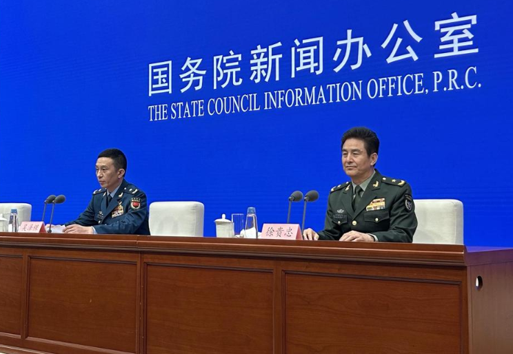 國新辦召開記者會介紹閱兵準備工作，指閱兵時長約70分鐘(港台圖片)