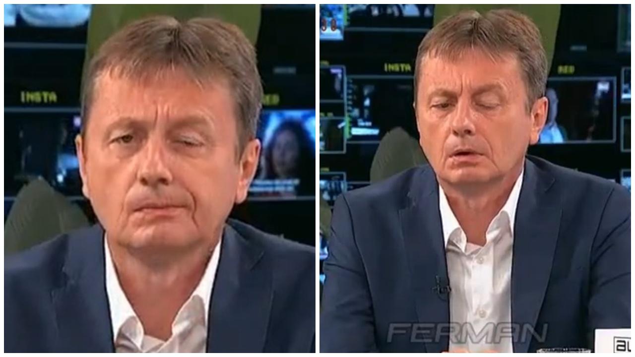 官員直播半邊面抽動突中風，昏迷送院搶救後甦醒。(X)