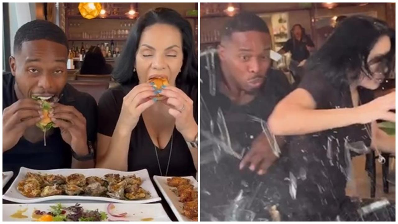 吃播途中遭車撞，網紅：或是我最後一餐。(IG)