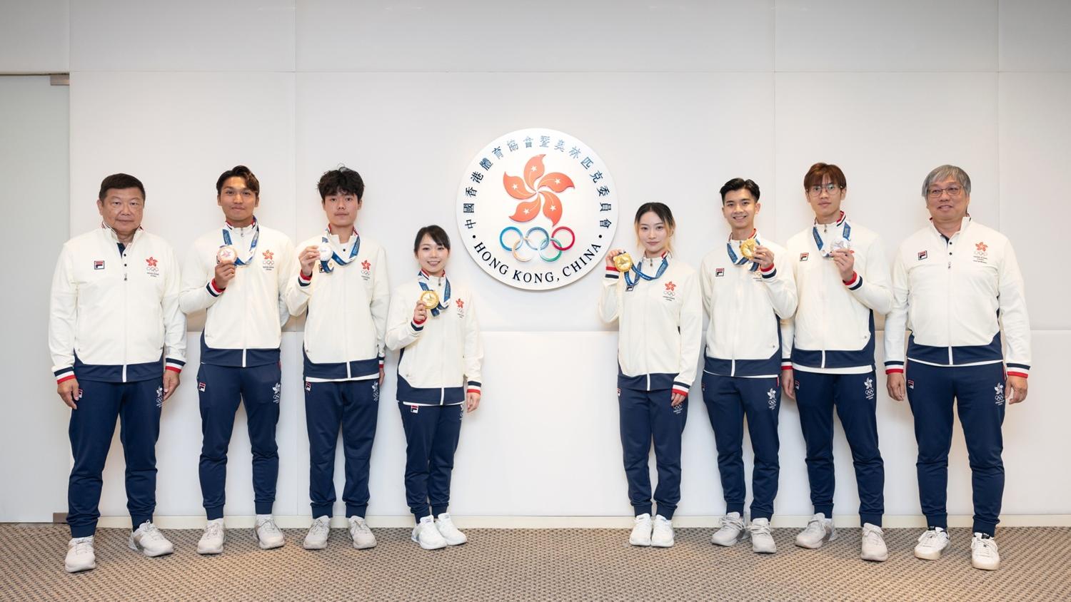 香港代表在成都世界運動會取得3金2銀1銅的歷史佳績。(港協暨奧委會提供)