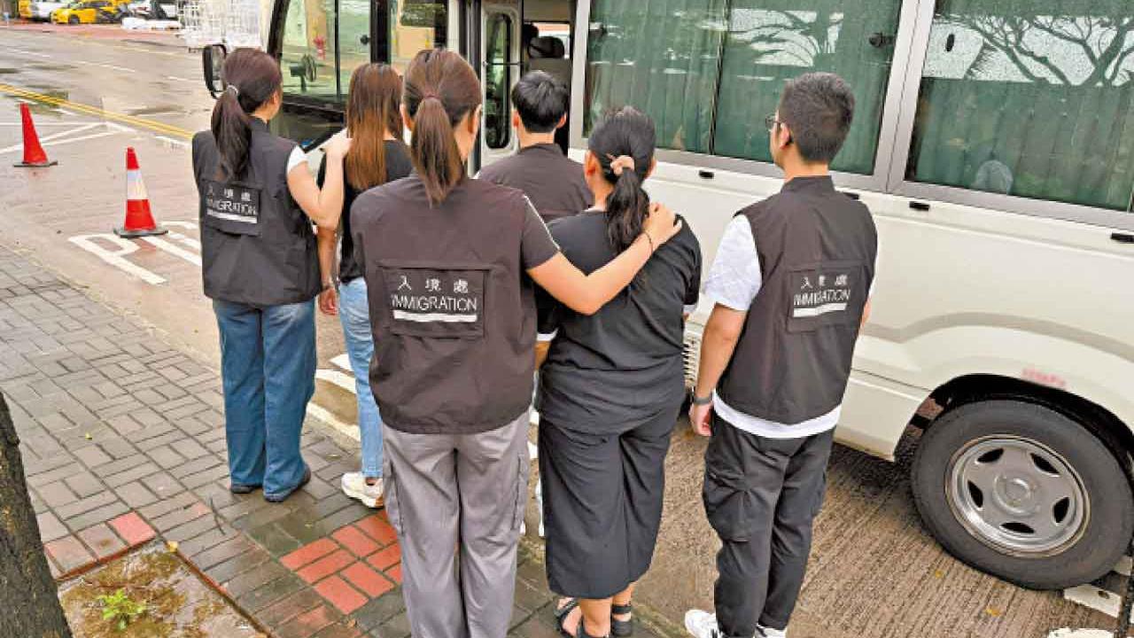 入境處拘18非法勞工6僱主 有外傭被安排無牌賓館工作