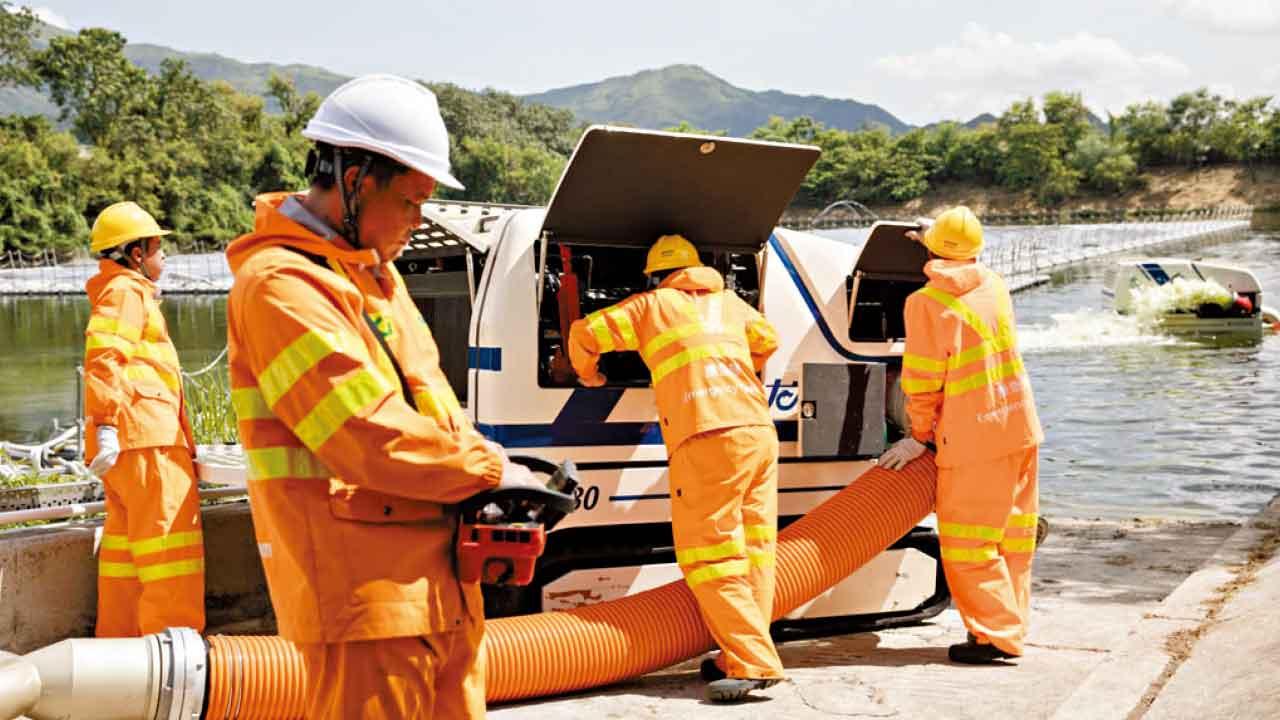 渠務署引入多三部「龍吸水」排水機械人  預計本周抵港投入運作