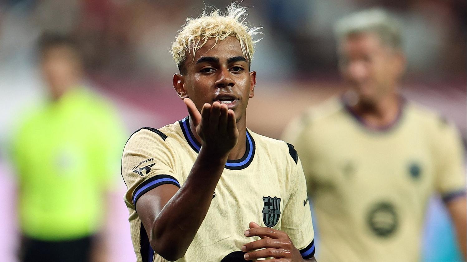 巴塞隆拿的耶馬爾。(路透社)