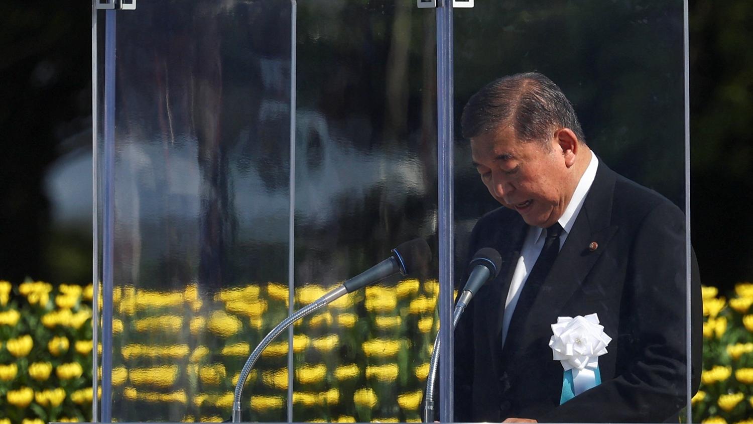 日本首相石破茂。(路透社)