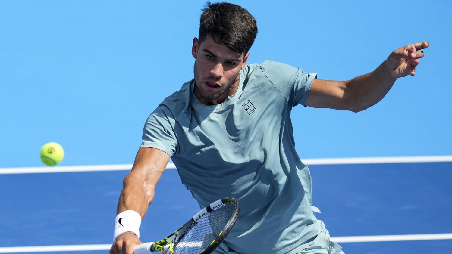 艾卡拉斯在辛辛那堤晉級第3圈。(路透社)