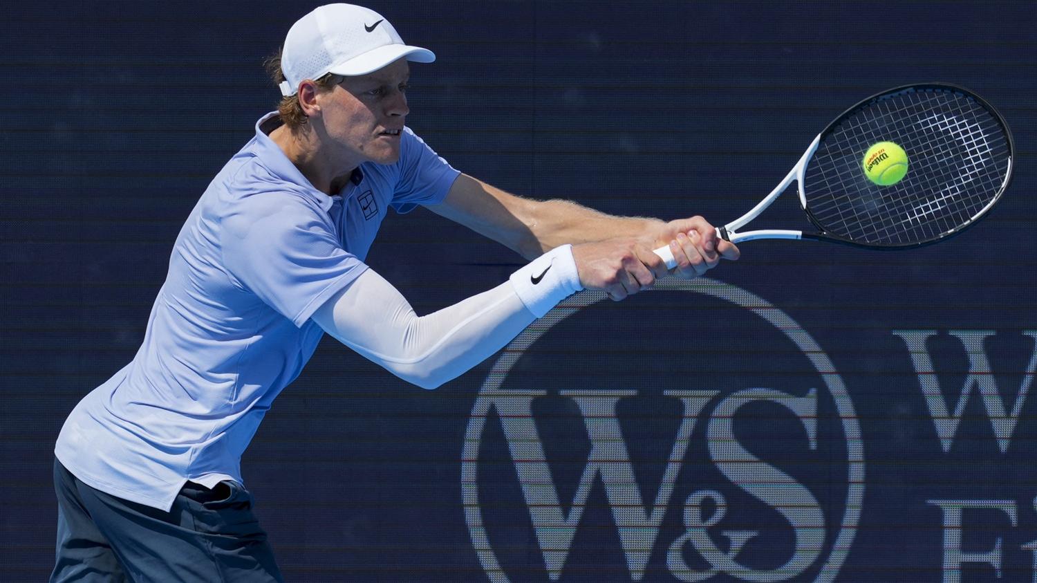 仙拿在辛辛那堤晉級決賽。(路透社)