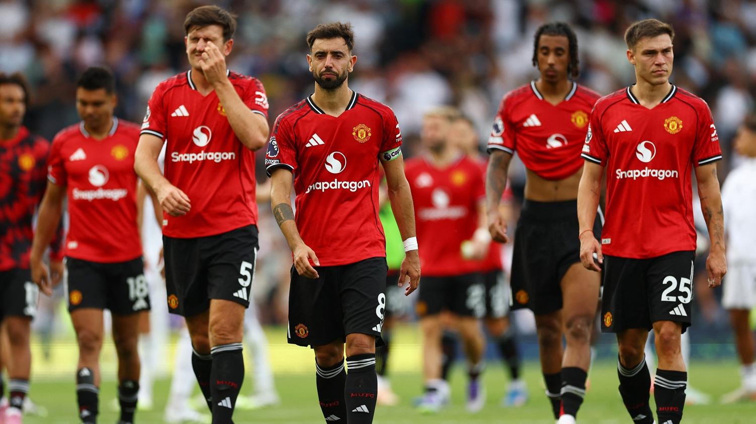 曼聯作客富咸遭迫和1:1。(路透社)