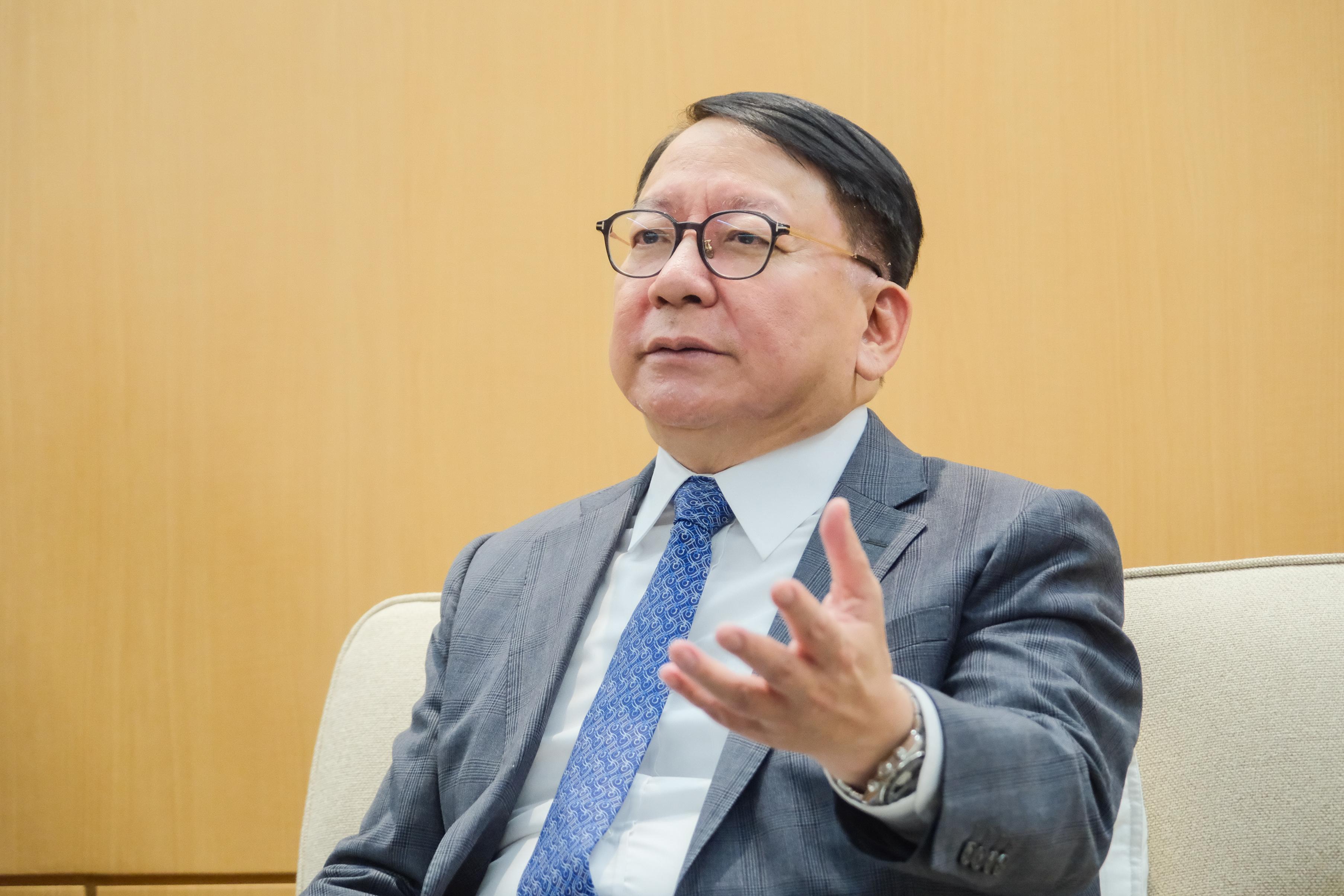 政務司司長陳國基(中通社資料圖片)