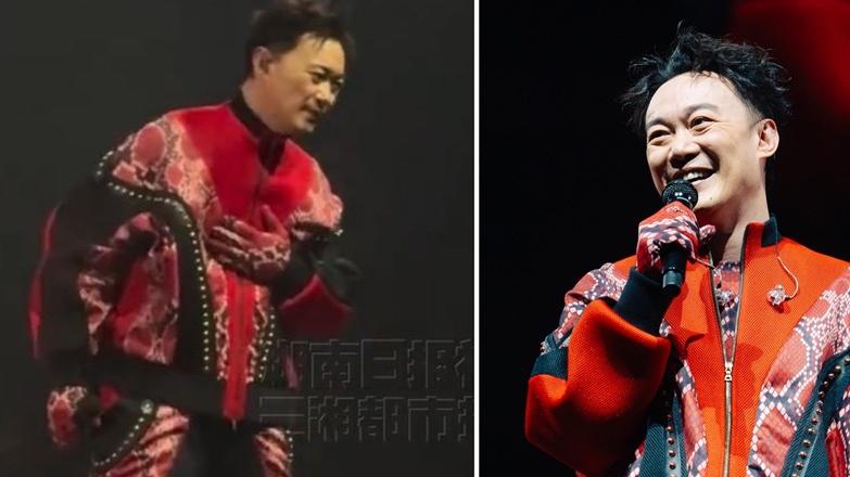 陳奕迅澳門騷再生意外 演出期間突按胸口狀甚痛苦