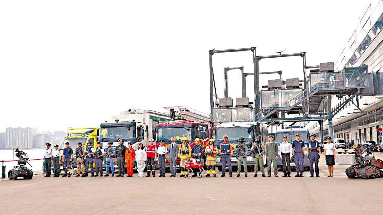 三層防範機制首場跨部門反恐演習 恐怖主義威脅維持中度 須做好防範