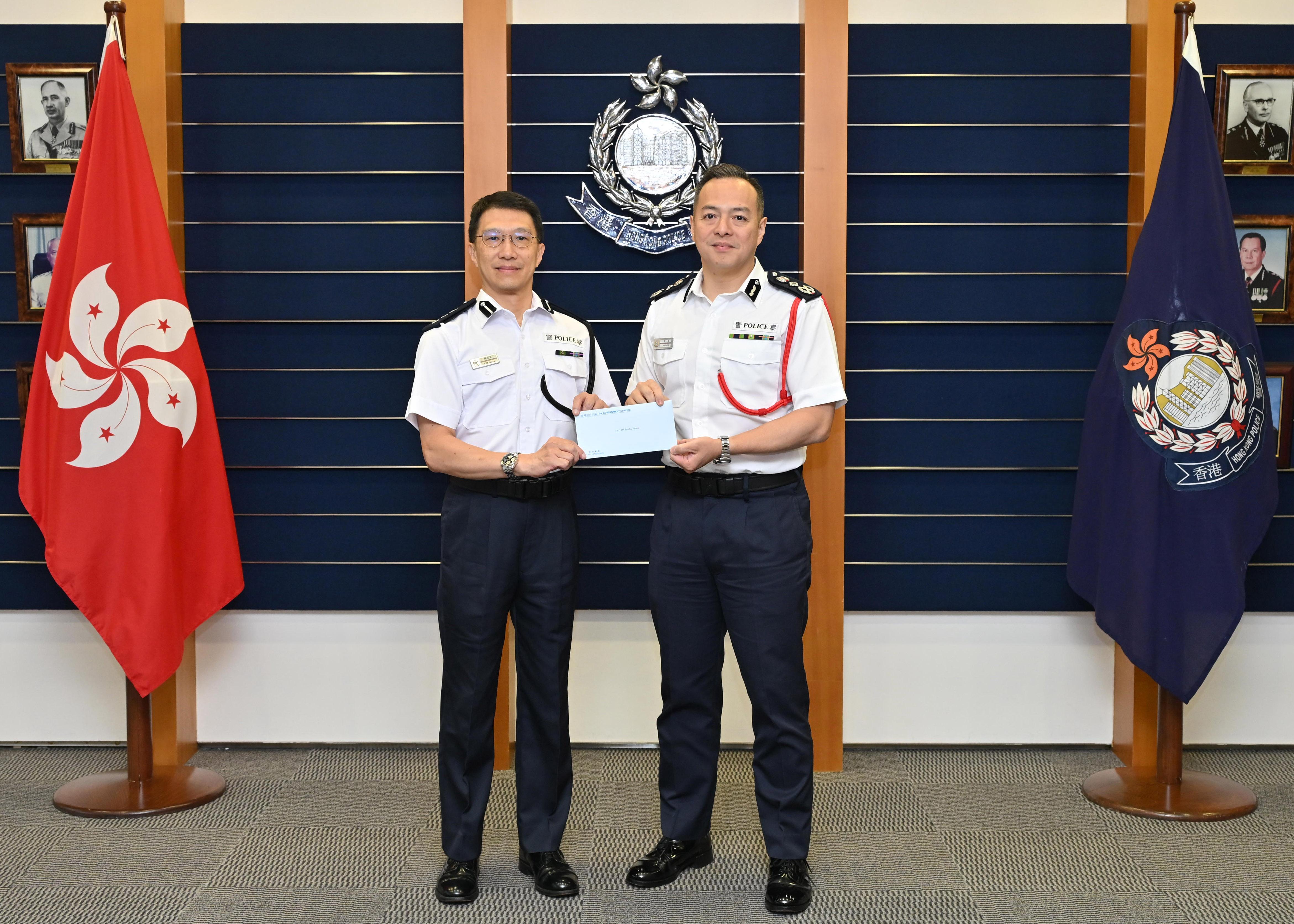 政府委任林俊富為新任輔警副總監。(政府新聞處)