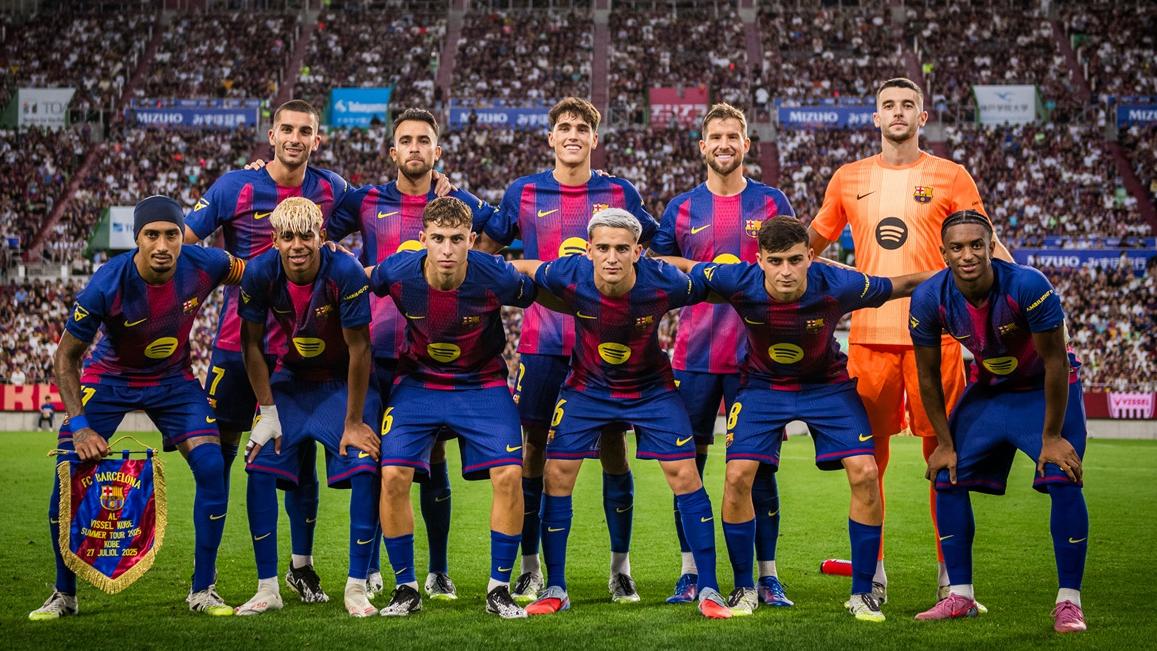 巴塞隆拿亞洲行的最後一仗對FC大邱。(美聯社)