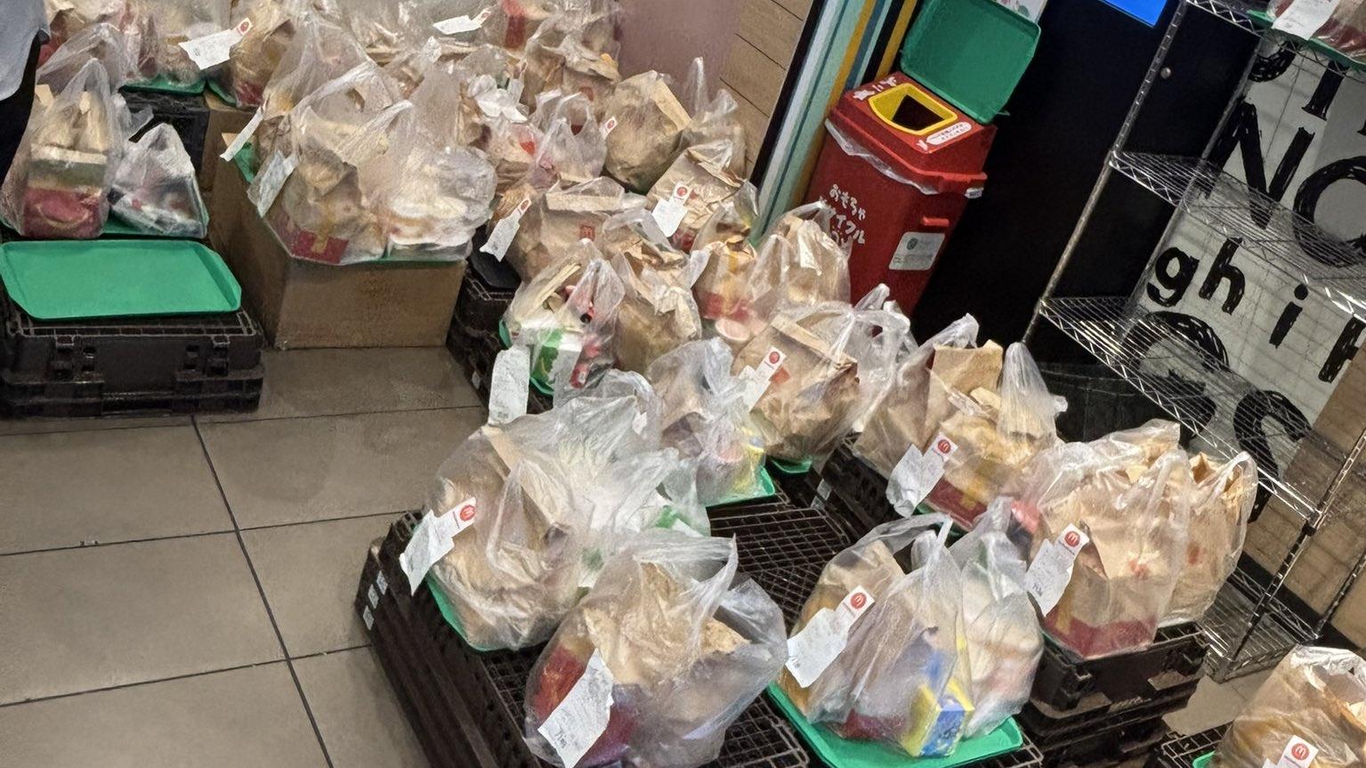 日本麥當勞大量食物被遺棄。(網上圖片)