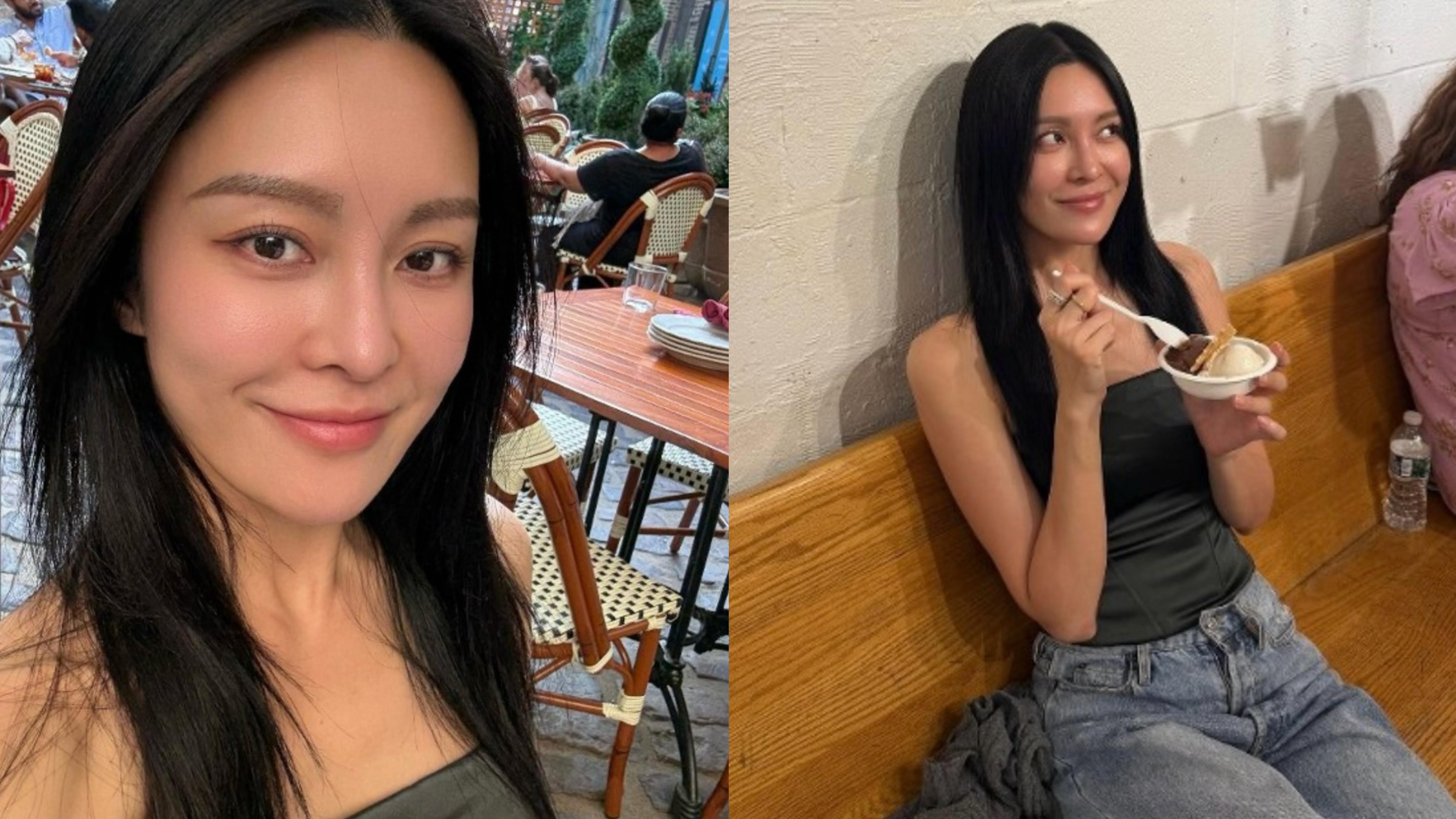 張曦雯分手後暴瘦 美國努力療情傷強顏歡笑