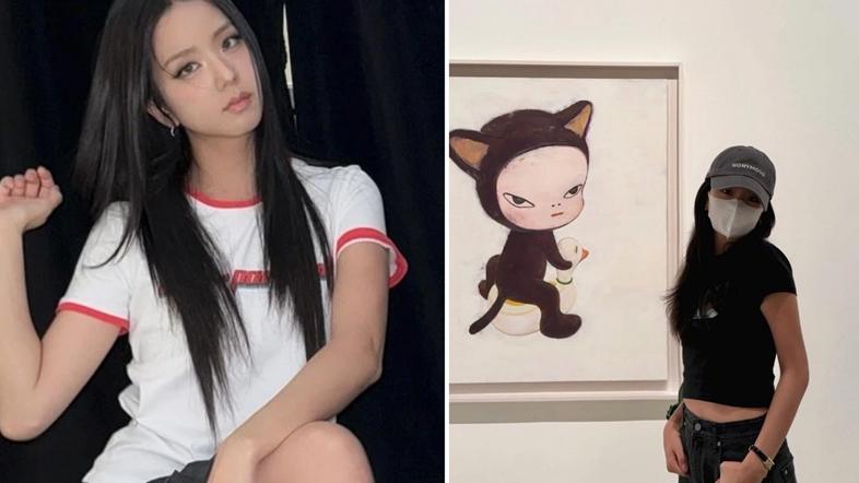 Jisoo@BLACKPINK參觀奈良美智展 奈良回應：佢好認真睇 超開心