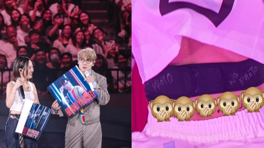 林家謙演唱會｜Kiri T自認是KAML　禁拍露臍相無效再寫五個字回應