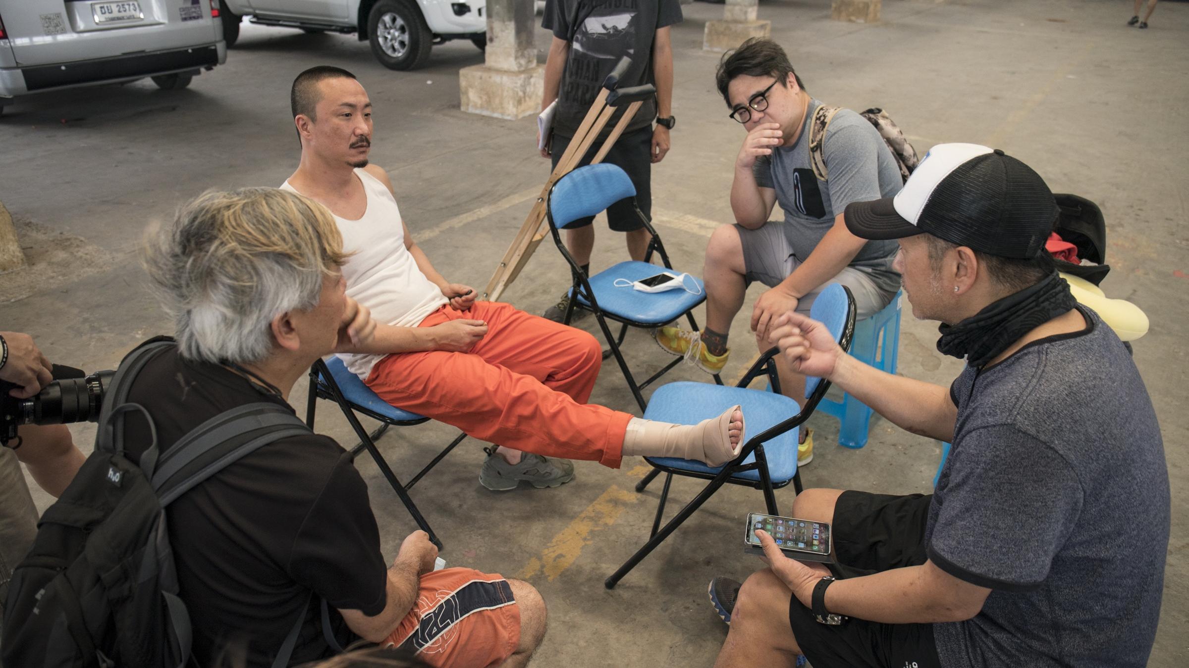 鄭中基為新片《阿龍》受傷  不憤氣未roll機骨先裂