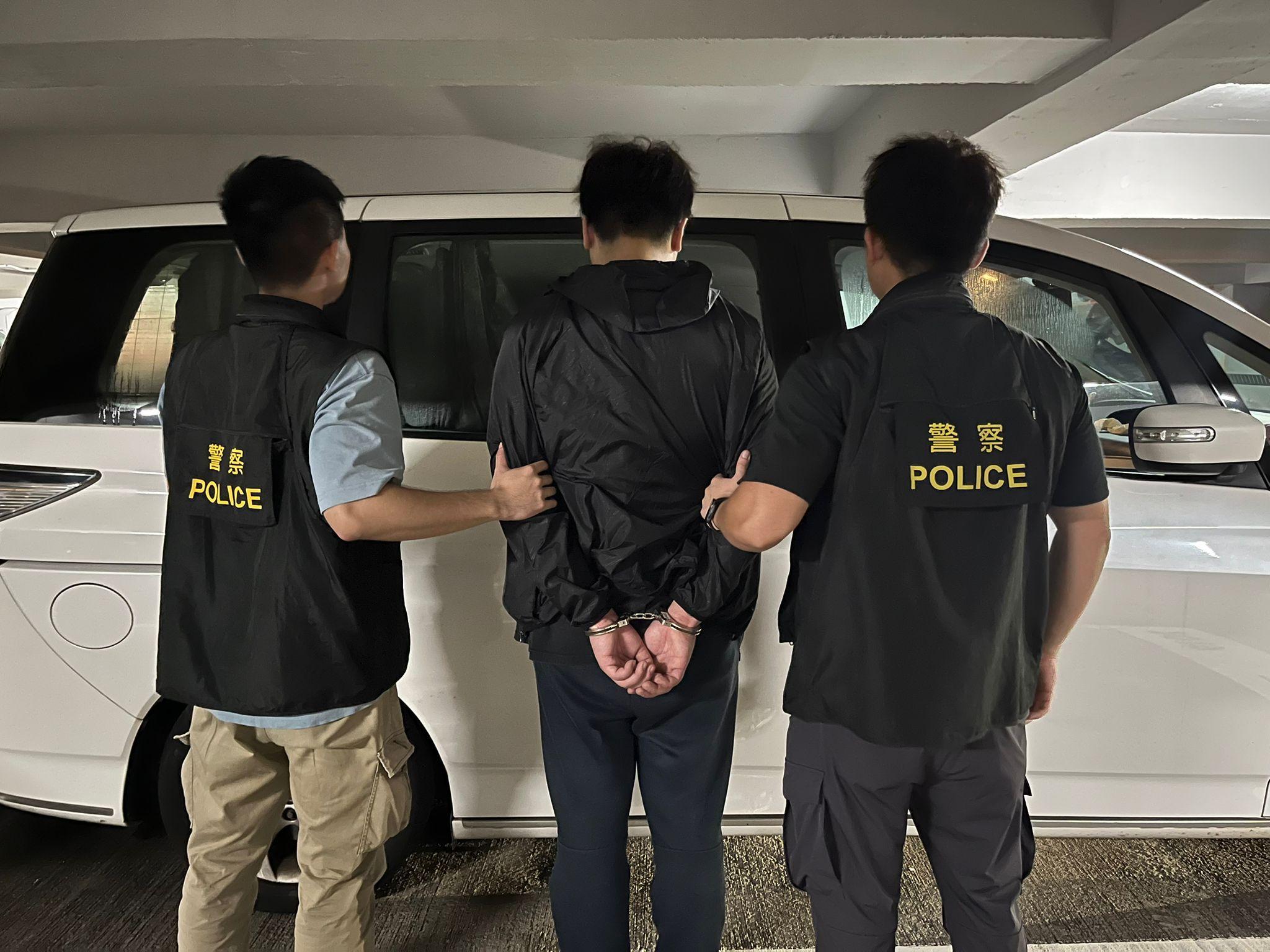 警檢6萬元懷疑毒品 28歲漢被捕