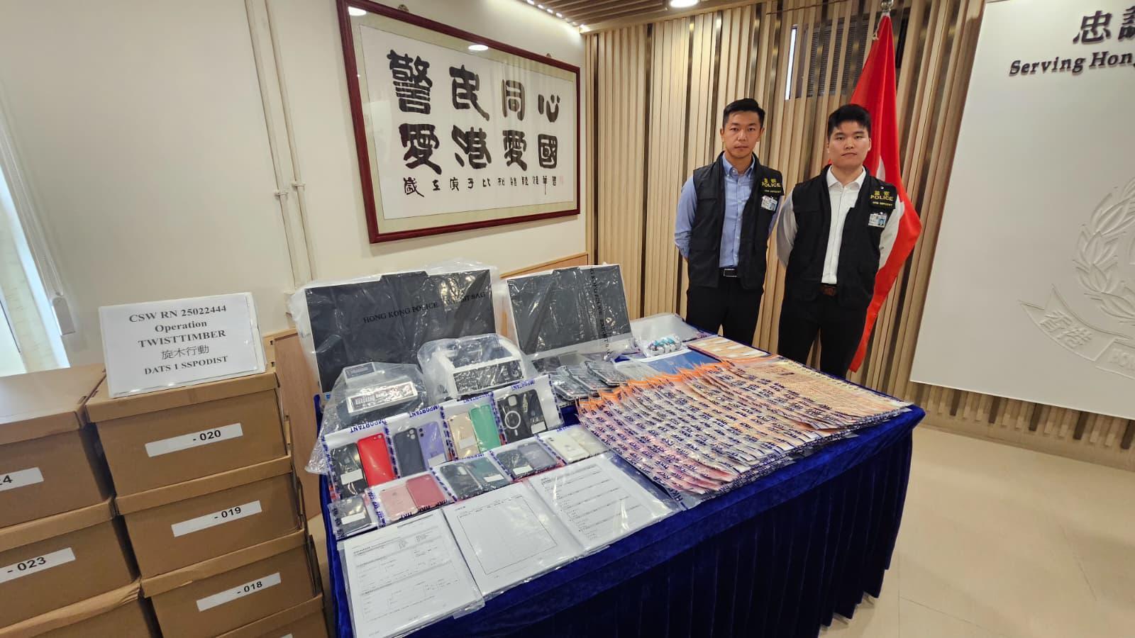 警深水埗打擊非法放債收數拘29人，半年內逾6000萬元交易紀錄。