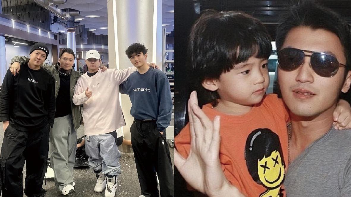 霆鋒 Lucas迪拜滑雪同框   默契互動展示父子情深