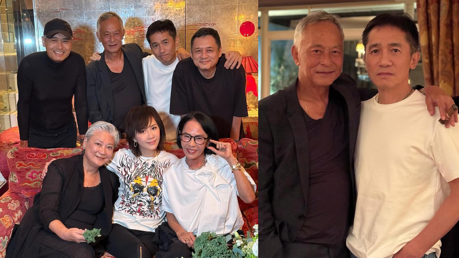 杜琪峯激瘦現身飯局 梁朝偉劉嘉玲周潤發再同框