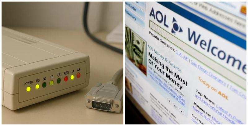 美國「元老級」網絡供應商AOL(美國線上、America Online)近日宣布，將於9月尾結束旗下撥號上網34年的服務，為「慢速時代」正式劃下句號。(網上圖片)