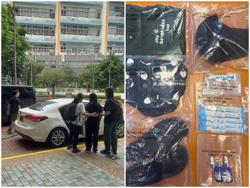 大窩口商場偷900元美容產品，41歲印尼女被捕。(警方圖片)