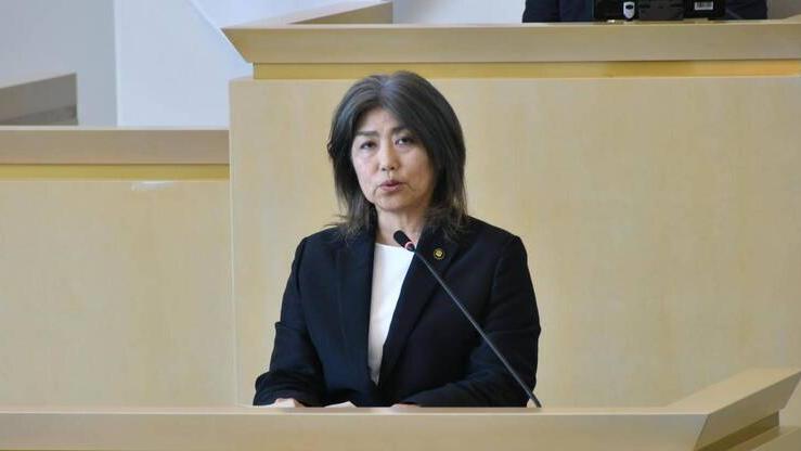 涉及學歷欺詐的伊東市市長田久保真紀。(網上圖片)