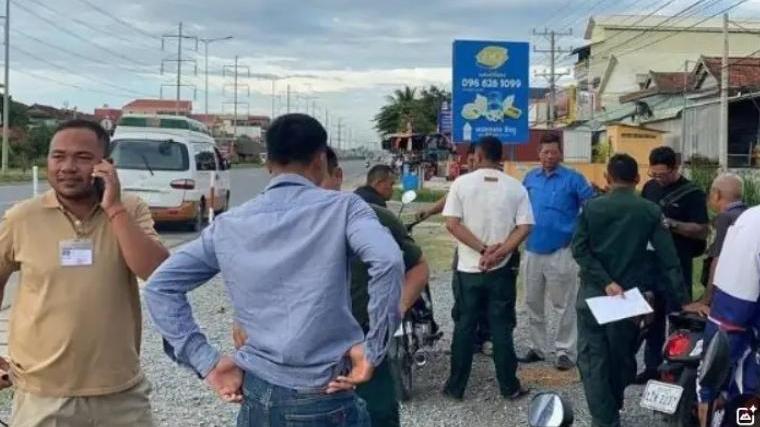 警方在事發現場調查。（圖/翻攝《鳳凰網》）