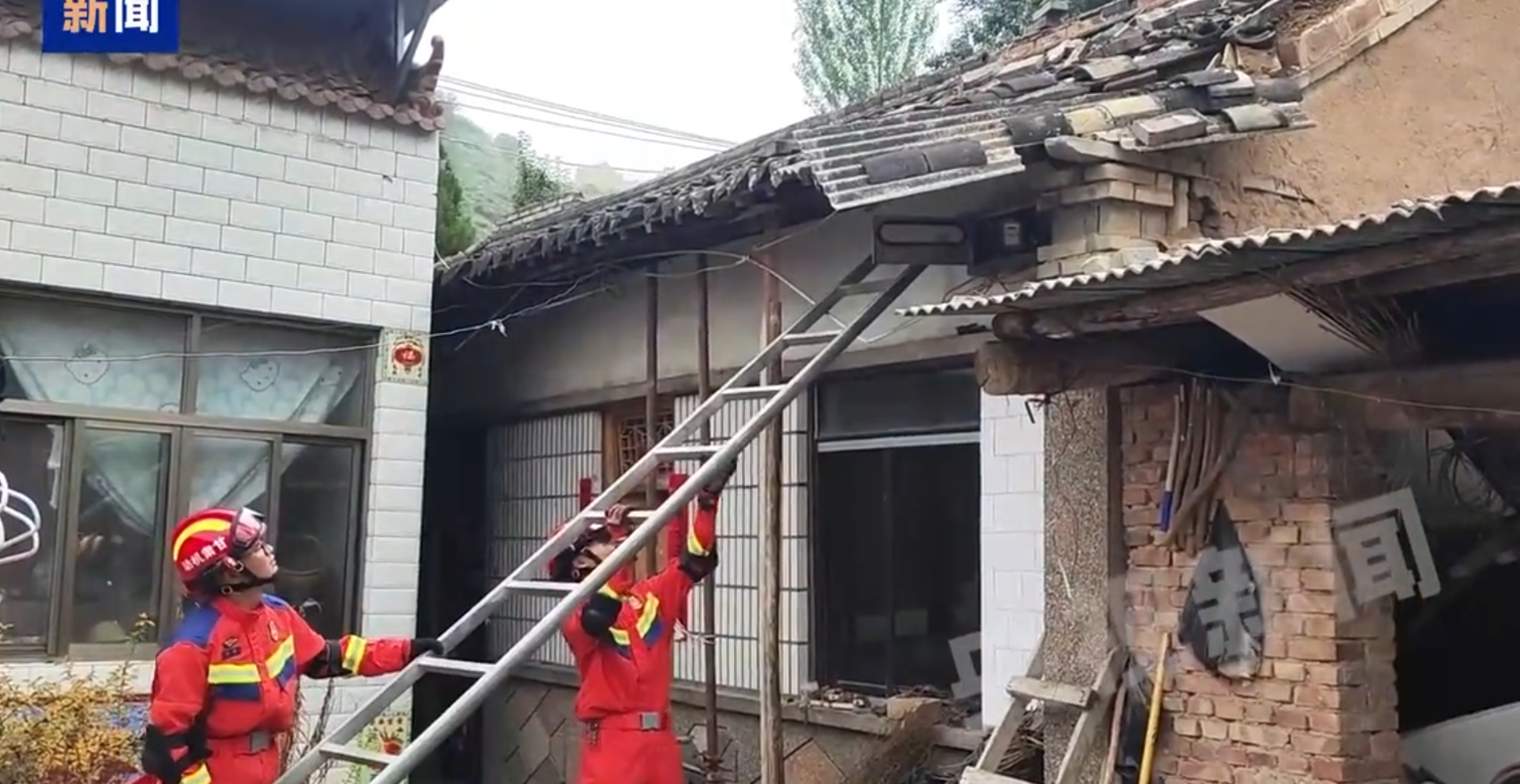 甘肅定西市隴西縣發生5.6級淺層地震  (央視畫面)