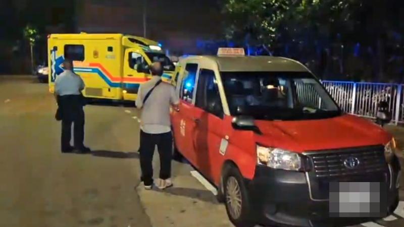 北角的哥用高德地圖被指黑工，醉客持傘施襲被捕。(網上截圖)